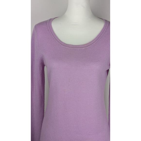 Vtge peck & peck cashmere sweaterSz SRare dusrt lilac color Shown on sz6  EUC - Picture 8 of 9